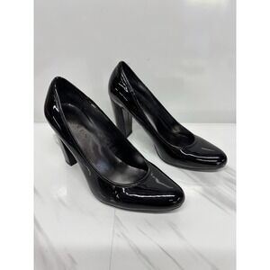 Lauren Ralph Lauren Black Patent Leather Pumps Sz 6.5B  Classic Elegant
